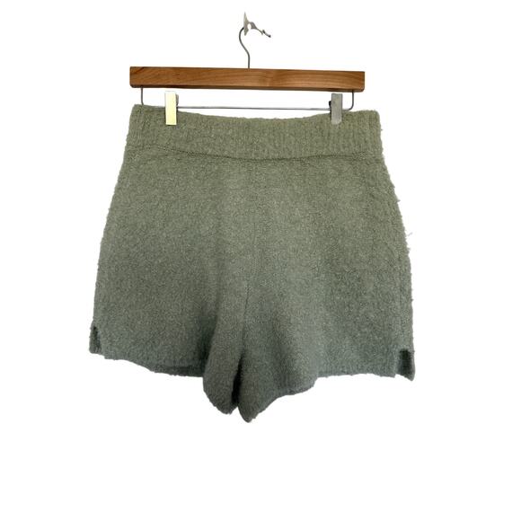 NWOT Abercrombie and Fitch Lounge Wool Blend Boucle Shorts, M - Picture 1 of 6